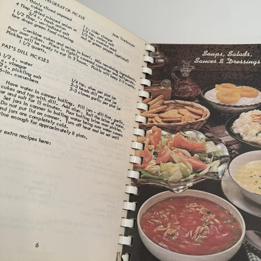 Peace Lutheran Church Women's Missionary League Iowa Cookbook Spiral Bound READ